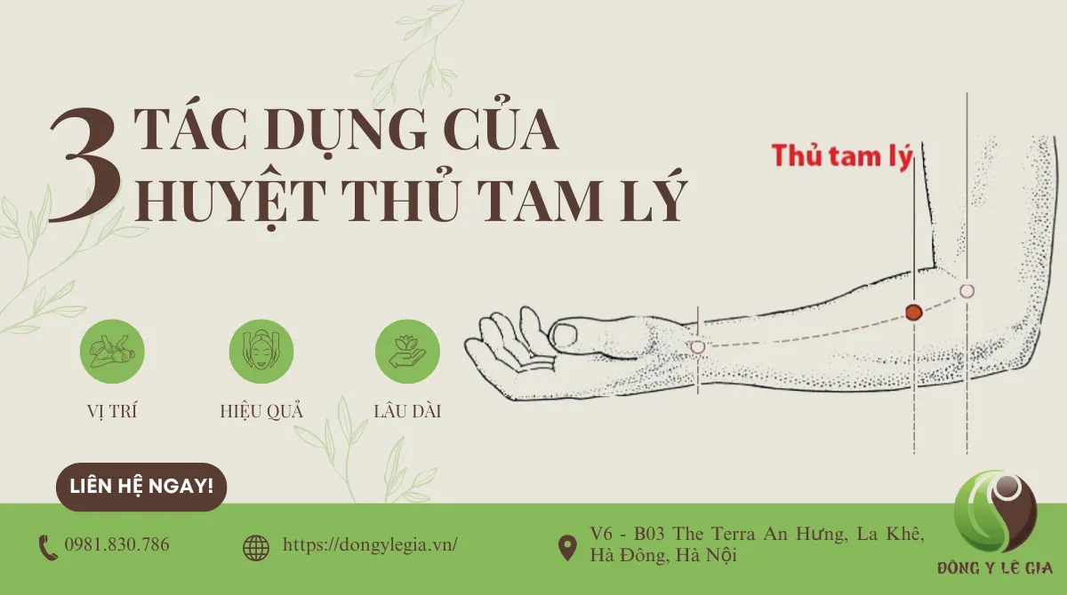 huyệt thủ tam lý