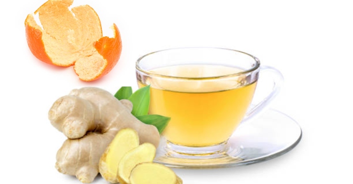 Củ gừng và vỏ quýt
